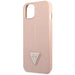 Guess GUHCP14MPSATLP iPhone 14 Plus 6,7 ’pink / pink hardcase SaffianoTriangle Logo - Cell phone cases