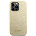 Guess GUHCP14XHGGSHD iPhone 14 Pro Max 6,7’’ złoty/gold hard case Glitter Script - Cell phone cases
