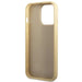 Guess GUHCP14XHGGSHD iPhone 14 Pro Max 6,7’’ złoty/gold hard case Glitter Script - Cell phone cases