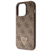 Guess GUHCP14XP4TDSCPW case for iPhone 14 Pro Max 6.7’’ - brown Crossbody 4G Metal Logo - Cell phone cases