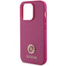 Guess GUHCP15LPS4DGPP iPhone 15 Pro 6.1’’ pink/pink hardcase Strass Metal Logo - Cell phone cases and covers<<<HurtelXML