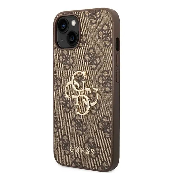 Guess GUHCP15M4GMGBR iPhone 15 Plus 6.7’’ brown/brown hardcase 4G Big Metal Logo - Cell phone cases
