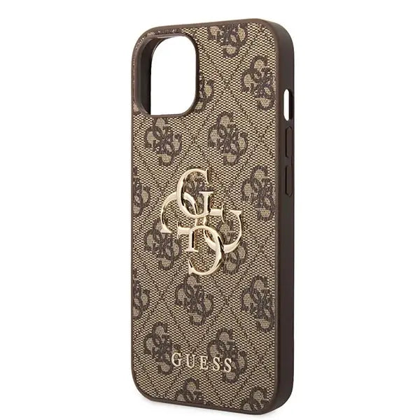Guess GUHCP15M4GMGBR iPhone 15 Plus 6.7’’ brown/brown hardcase 4G Big Metal Logo - Cell phone cases