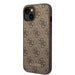 Guess GUHCP15MG4GFBR iPhone 15 Plus 6.7’’ brown/brown hard case 4G Metal Gold Logo - Cell phone cases