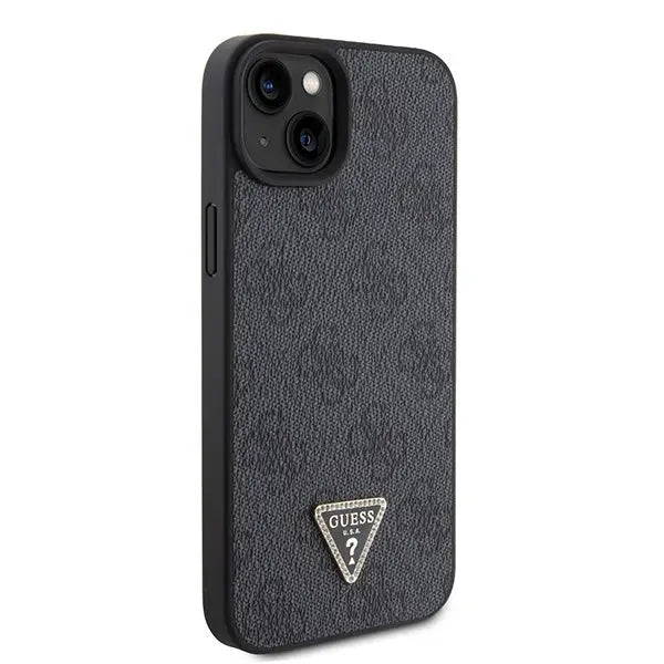 Guess GUHCP15MP4TDSCPK iPhone 15 Plus 6.7’’ black/black hardcase Crossbody 4G Metal Logo - Cell phone cases