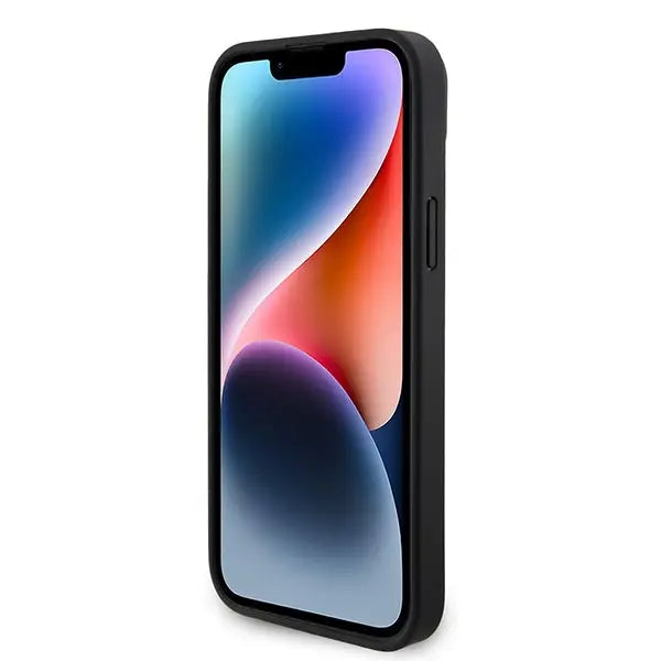 Guess GUHCP15MP4TDSCPK iPhone 15 Plus 6.7’’ black/black hardcase Crossbody 4G Metal Logo - Cell phone cases