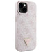Guess GUHCP15MP4TDSCPP iPhone 15 Plus 6.7’’ pink/pink hardcase Crossbody 4G Metal Logo - Cell phone cases