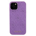Guess GUHCP15SP4EPMU iPhone 15 6.1’’ purple/light purple hardcase Leather 4G Stamped - Cell phone cases