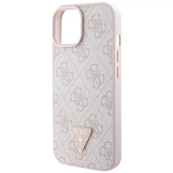 Guess GUHCP15SP4TDSCPP iPhone 15 6.1’’ pink/pink hardcase Crossbody 4G Metal Logo - Cell phone cases