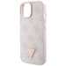 Guess GUHCP15SP4TDSCPP iPhone 15 6.1’’ pink/pink hardcase Crossbody 4G Metal Logo - Cell phone cases