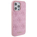 Guess GUHCP15XP4EPMP iPhone 15 Pro Max 6.7’’ pink/pink hardcase Leather 4G Stamped - Cell phone cases