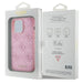 Guess GUHCP15XP4EPMP iPhone 15 Pro Max 6.7’’ pink/pink hardcase Leather 4G Stamped - Cell phone cases
