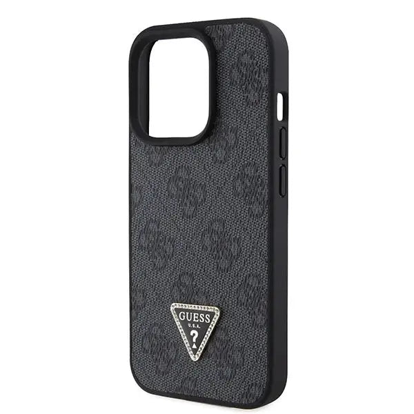 Guess GUHCP15XP4TDSCPK iPhone 15 Pro Max 6.7’’ black/black hardcase Crossbody 4G Metal Logo - Cell phone cases