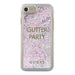 Guess GUHCP7GLUQPU iPhone 6/7/8 /SE 2020 / SE 2022 purple/purple hard case Liquid Glitter Party - Cell phone cases