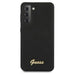 Guess GUHCS21MLSLMGBK S21+ G996 czarny/black hardcase Silicone Script Metal Logo - Cell phone cases