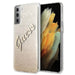 Guess GUHCS21MPCUGLSGO S21+ G996 złoty/gold hardcase Glitter Gradient Script - Cell phone cases and covers<<<HurtelXML