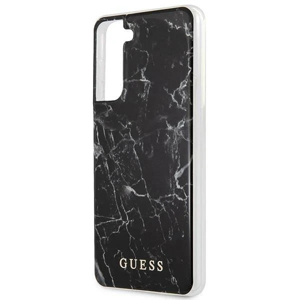Guess GUHCS21MPCUMABK S21+ G996 black/black hardcase Marble - Cell phone cases and covers<<<HurtelXML
