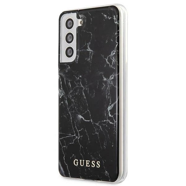 Guess GUHCS21MPCUMABK S21+ G996 black/black hardcase Marble - Cell phone cases and covers<<<HurtelXML