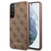 Guess GUHCS22SG4GFBR S22 S901 brązowy/brown hard case 4G Metal Gold Logo - Cell phone cases and covers<<<HurtelXML