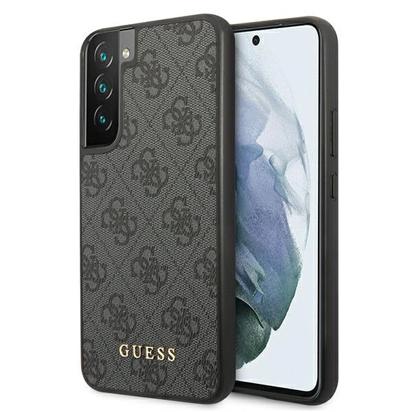 Guess GUHCS22SG4GFGR S22 S901 gray/gray hard case 4G Metal Gold Logo - Cell phone cases and covers<<<HurtelXML