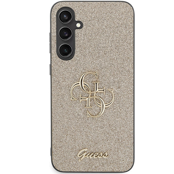 Guess GUHCS23FEHG4SGD S23 FE S711 gold/gold hardcase Glitter Script Big 4G - Cell phone cases and covers<<<HurtelXML