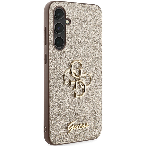 Guess GUHCS23FEHG4SGD S23 FE S711 gold/gold hardcase Glitter Script Big 4G - Cell phone cases and covers<<<HurtelXML
