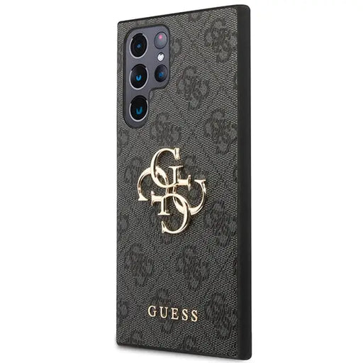 Guess GUHCS23L4GMGGR S23 Ultra S918 grey/grey hardcase 4G Big Metal Logo - Cell phone cases and covers<<<HurtelXML