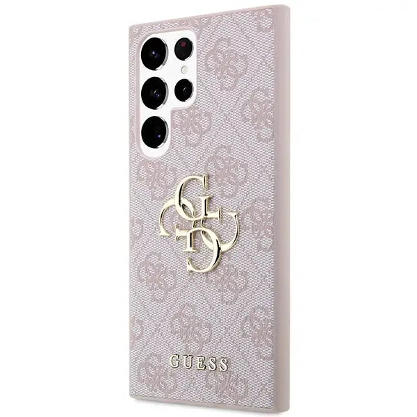 Guess GUHCS23L4GMGPI S23 Ultra S918 pink/pink hardcase 4G Big Metal Logo - Cell phone cases and covers<<<HurtelXML
