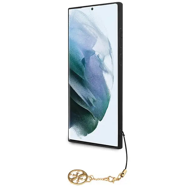 Guess GUHCS23LGF4GGR S23 Ultra S918 grey/grey hardcase 4G Charms Collection - Cell phone cases and covers<<<HurtelXML