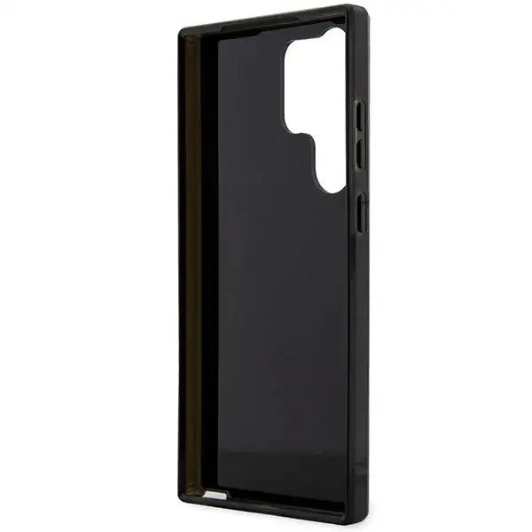 Guess GUHCS23LHTMRSK S23 Ultra S918 black/black hardcase Golden Marble Collection - Cell phone cases