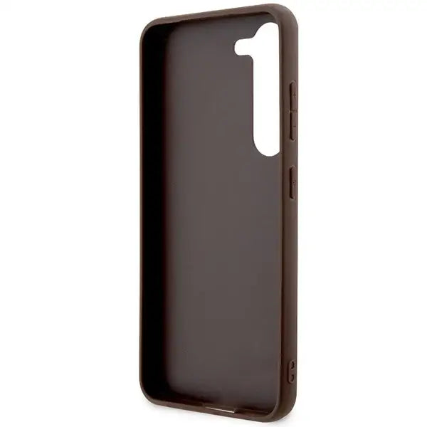 Guess GUHCS23MG4GLBR S23+ S916 brown/brown hardcase 4G Stripe Collection - Cell phone cases and covers<<<HurtelXML
