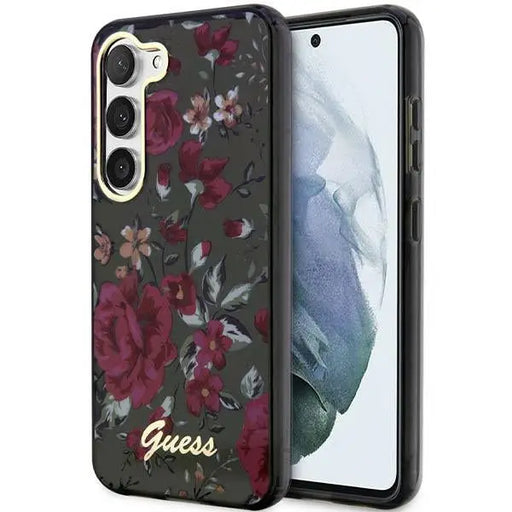 Guess GUHCS23MHCFWSA S23+ S916 green/kaki hardcase Flower Collection - Cell phone cases and covers<<<HurtelXML