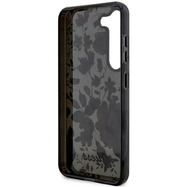 Guess GUHCS23MHCFWSK S23+ S916 black/black hardcase Flower Collection - Cell phone cases and covers<<<HurtelXML