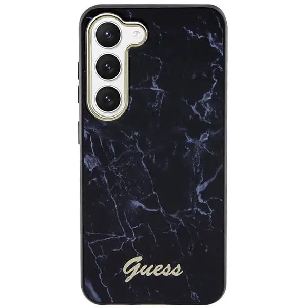 Guess GUHCS23MPCUMAK S23 +S916 black/black hardcase Marble - Cell phone cases and covers<<<HurtelXML