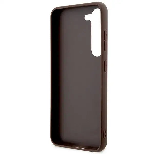 Guess GUHCS23S4GMGBR S23 S911 brown/brown hardcase 4G Big Metal Logo - Cell phone cases and covers<<<HurtelXML