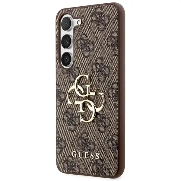 Guess GUHCS23S4GMGBR S23 S911 brown/brown hardcase 4G Big Metal Logo - Cell phone cases and covers<<<HurtelXML