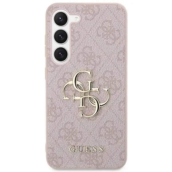 Guess GUHCS23S4GMGPI S23 S911 pink/pink hardcase 4G Big Metal Logo - Cell phone cases and covers<<<HurtelXML