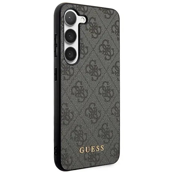 Guess GUHCS23SG4GFGR S23 S911 grey/grey hardcase 4G Metal Gold Logo - Cell phone cases and covers<<<HurtelXML
