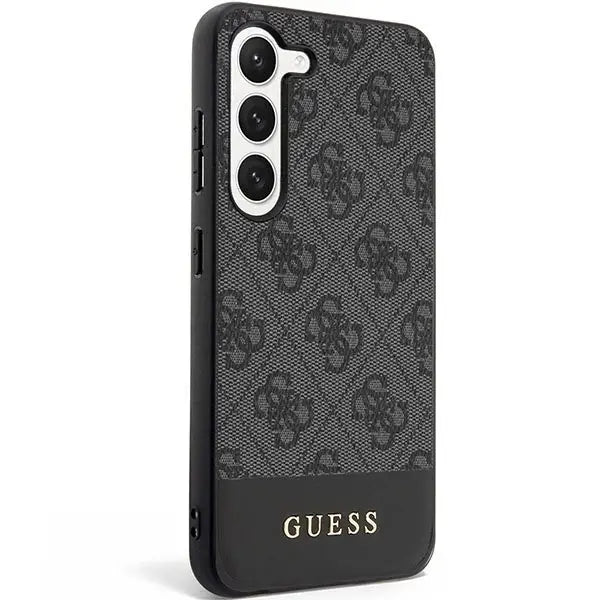 Guess GUHCS23SG4GLGR S23 S911 black/black hardcase 4G Stripe Collection - Cell phone cases and covers<<<HurtelXML