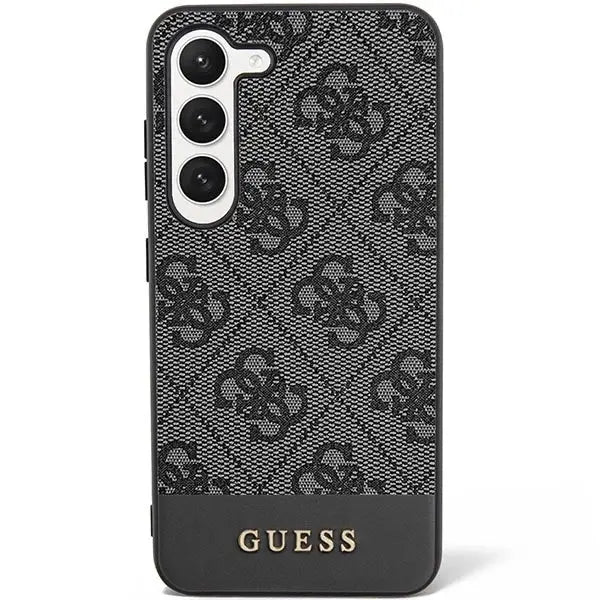 Guess GUHCS23SG4GLGR S23 S911 black/black hardcase 4G Stripe Collection - Cell phone cases and covers<<<HurtelXML