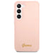 Guess GUHCS23SLSLMGPP S23 S911 pink/pink hardcase Silicone Script Metal Logo - Cell phone cases and covers<<<HurtelXML