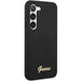 Guess GUHCS23SSLSMK S23 S911 black/black hardcase Silicone Vintage Gold Logo - Cell phone cases and covers<<<HurtelXML