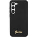 Guess GUHCS23SSLSMK S23 S911 black/black hardcase Silicone Vintage Gold Logo - Cell phone cases and covers<<<HurtelXML