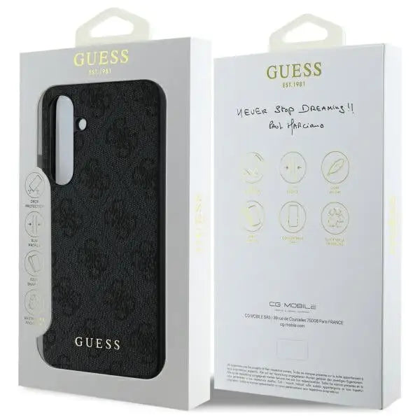 Guess GUHCS24FEG4GFGR S24 FE S721 gray/gray hardcase 4G Metal Gold Logo - Cell phone cases and covers<<<HurtelXML