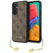Guess GUHCSA34GF4GBR A34 5G A346 brown/brown hardcase 4G Charms Collection - Cell phone cases and covers<<<HurtelXML