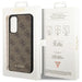 Guess GUHCSA34GF4GBR A34 5G A346 brown/brown hardcase 4G Charms Collection - Cell phone cases and covers<<<HurtelXML