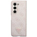 Guess GUHCZFD5P4TDPP F946 Z Fold5 case - pink Leather 4G Triangle Strass - Cell phone cases and covers<<<HurtelXML