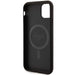 Guess GUHMN61G4GFRK iPhone 11 6.1’’ / Xr black/black hardcase 4G Collection Leather Metal Logo MagSafe - Cell phone