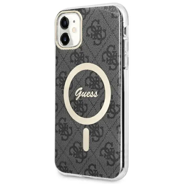 Guess GUHMN61H4STK iPhone 11 6.1’’ black/black hardcase 4G MagSafe - Cell phone cases and covers<<<HurtelXML