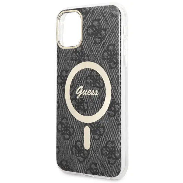 Guess GUHMN61H4STK iPhone 11 6.1’’ black/black hardcase 4G MagSafe - Cell phone cases and covers<<<HurtelXML